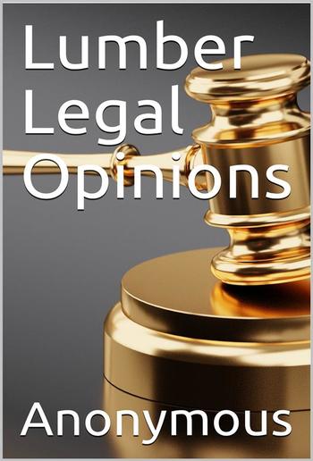 Lumber Legal Opinions PDF