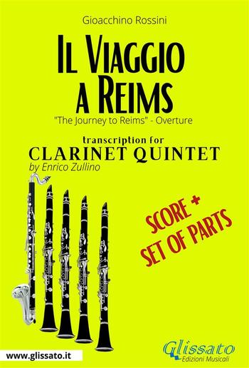 Il Viaggio a Reims (overture) Clarinet Quintet - Score & Parts PDF