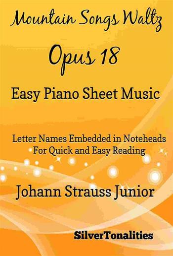 Mountain Songs Waltz Opus 18 Easy Piano Sheet Music PDF