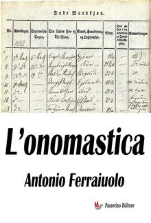 L'onomastica PDF