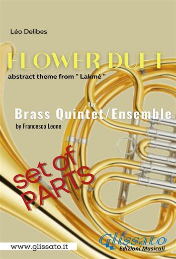 "Flower Duet" abstract theme - Brass Quintet/Ensemble (parts) PDF