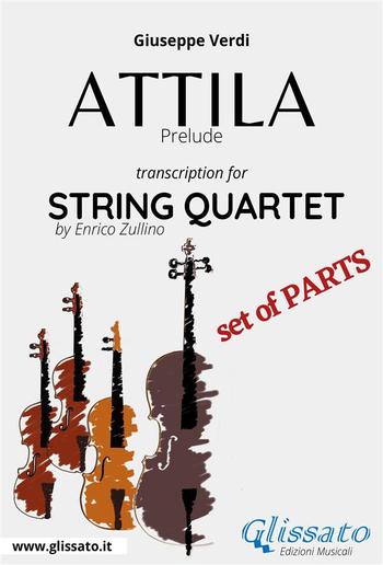 Attila (prelude) String quartet set of parts PDF