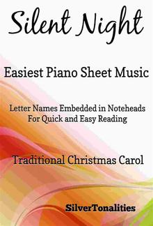 Silent Night Easiest Piano Sheet Music PDF