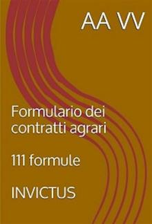 Formulario dei contratti agrari PDF