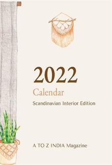 2022 Home Interior Scandinavian Watercolor Calendar PDF