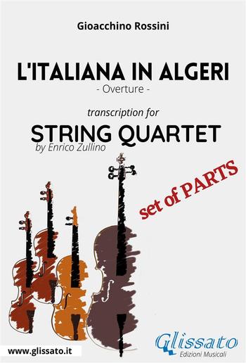 L'Italiana in Algeri (overture) String Quartet set of Parts PDF