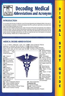 Medical Abbreviations and Acronyms (Blokehead Easy Study Guide) PDF