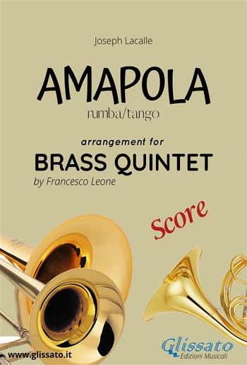Amapola - Brass Quintet - score PDF