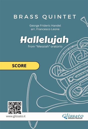 Brass Quintet "Hallelujah" by Handel - score PDF