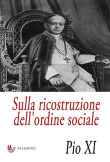 Sulla ricostruzione dell'ordine sociale PDF