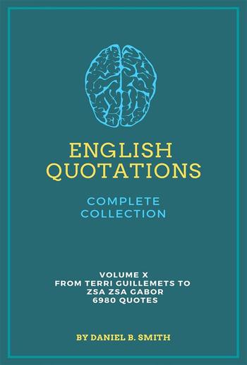 English Quotations Complete Collection: Volume X PDF