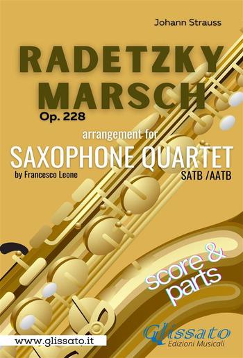 Radetzky Marsch - Sax Quartet (score & parts) PDF