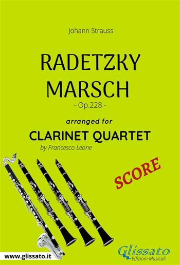 Radetzky Marsch - Clarinet Quartet SCORE PDF