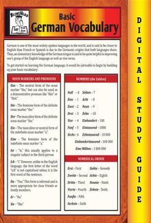 German Vocabulary (Blokehead Easy Study Guide) PDF