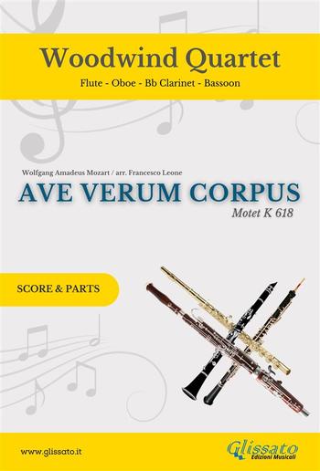 Woodwind Quartet "Ave Verum Corpus" by Mozart (score & parts) PDF