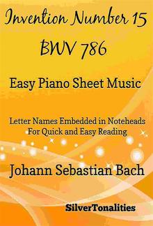 Invention Number 15 BWV 786 Easy Piano Sheet Music PDF