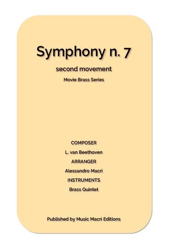 Symphony n. 7 - Movie Brass Series by L. van Beethoven PDF