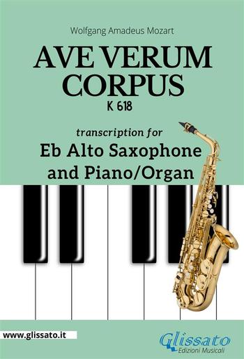 Ave Verum Corpus - Eb Alto Sax and Piano/Organ PDF