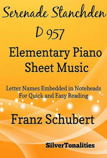 Serenade Number 4 Standchen D957 Elementary Piano Sheet Music PDF