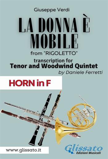 (Horn) La donna è mobile - Tenor & Woodwind Quintet PDF