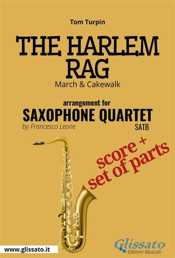 The Harlem Rag - Saxophone Quartet score & parts PDF