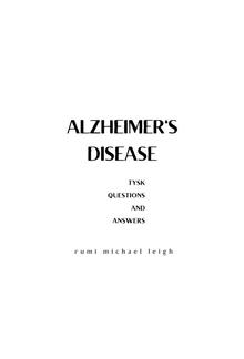 Alzheimer's disease PDF