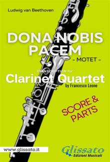 Dona Nobis Pacem - Clarinet Quartet - Parts & Score PDF