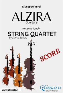 Alzira (overture) String Quartet score PDF