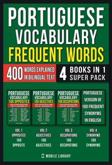 Portuguese Vocabulary - Frequent Words (4 Books in 1 Super Pack) PDF