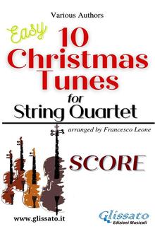 10 Christmas Tunes for String Quartet (score) PDF