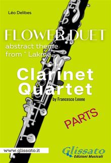 "Flower Duet" abstract theme - Clarinet Quartet (parts) PDF