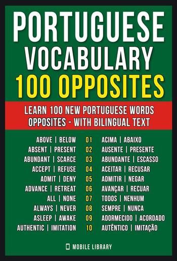 Portuguese Vocabulary - 100 Opposites PDF