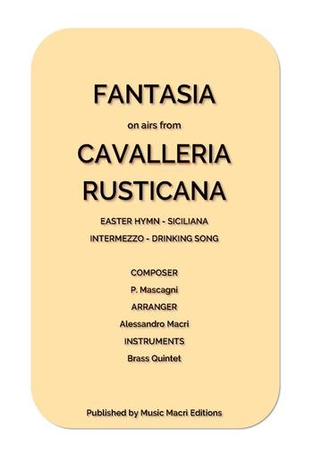 FANTASIA on airs from CAVALLERIA RUSTICANA PDF