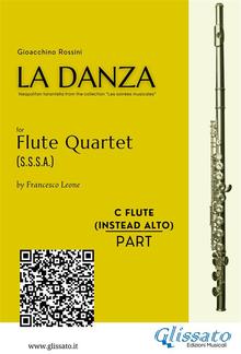 C Flute (instead alto): La Danza by Rossini for Flute Quartet PDF