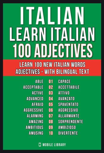 Italian - Learn Italian - 100 Adjectives PDF