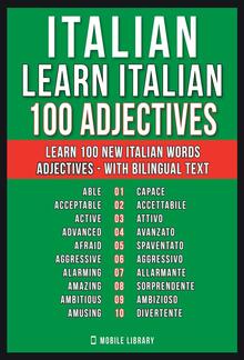 Italian - Learn Italian - 100 Adjectives PDF