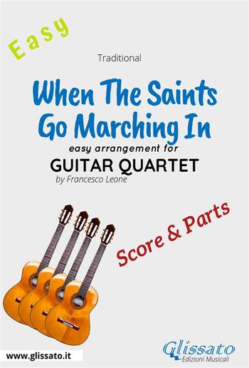 When The Saints Go Marching In - Easy Guitar Quartet (score & parts) PDF