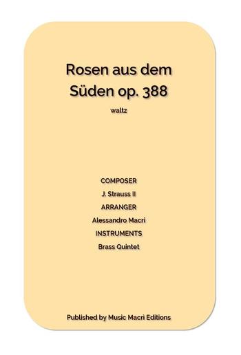 Rosen aus dem Süden op. 388 waltz PDF