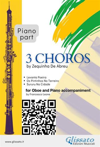 Piano accompaniment part: 3 Choros by Zequinha De Abreu for Oboe and Piano PDF