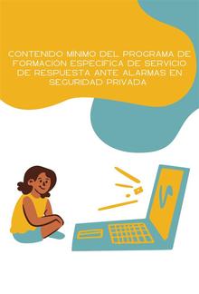 Contenido mínimo del programa de formación específica de servicio de respuesta ante alarmas en seguridad privada PDF