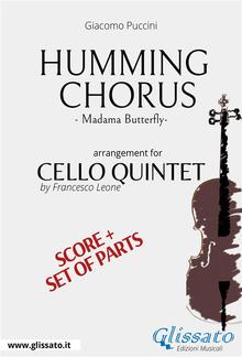 Humming Chorus - Cello Quintet score & parts PDF