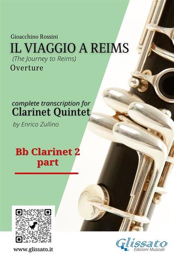 Bb Clarinet 2 part of "Il Viaggio a Reims" for Clarinet Quintet PDF