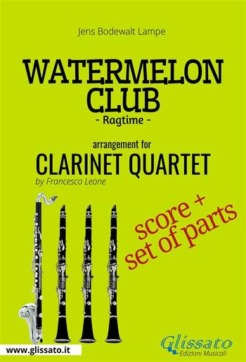 Watermelon Club - Clarinet Quartet score & parts PDF