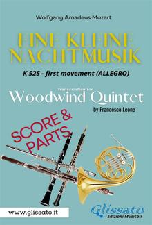 Allegro from "Eine Kleine Nachtmusik" for Woodwind Quintet (score & parts) PDF