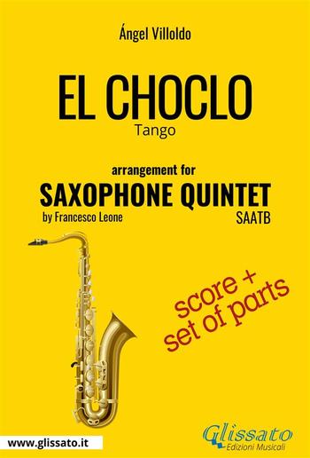 El Choclo - Saxophone Quintet score & parts PDF