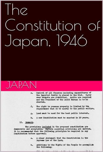 The Constitution of Japan, 1946 PDF