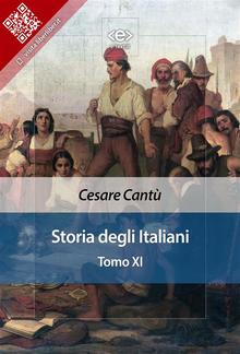 Storia degli Italiani. Tomo XI PDF