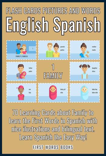 1 - Family - Flash Cards Pictures and Words English Spanish PDF