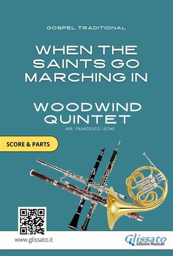 Sheet Music for Woodwind Quintet "When The Saints Go Marching In" score & parts PDF