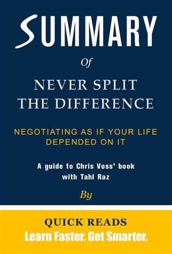 Summary of Never Split the Difference PDF